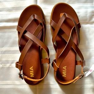 Coffee colored sandals